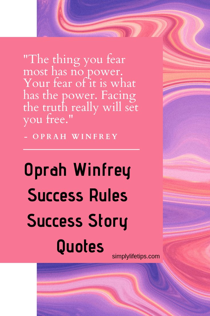 Oprah Winfrey Fear Quote