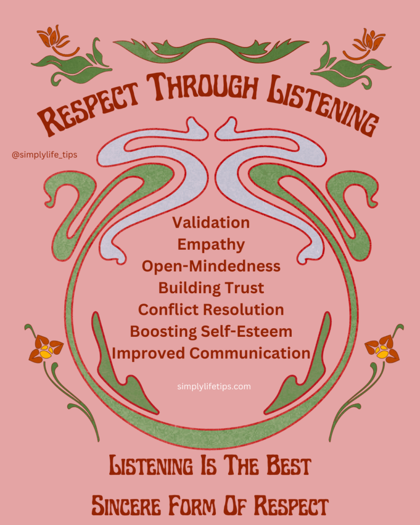 Listening Is The Best Sincere Form Of Respect 3 Respect Through Listening