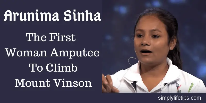 Arunima Sinha The First Woman Amputee To Climb Mount Vinson