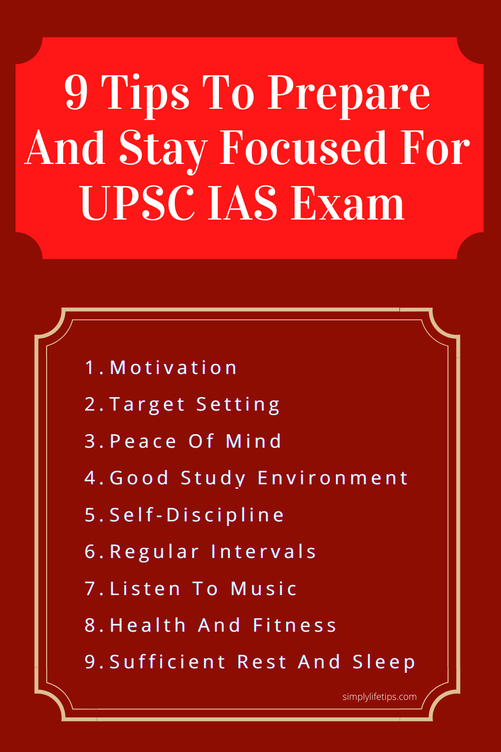 Tips For UPSC IAS Exam