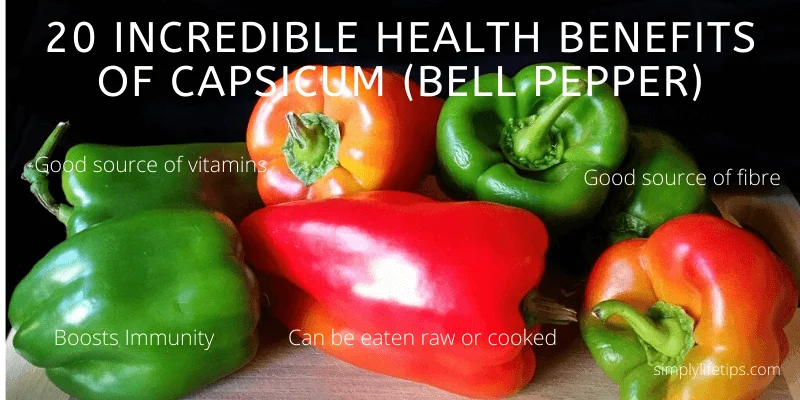 Health Benefits Of Capsicum (Bell Pepper) Health Benefits Of Capsicum (Bell Pepper)