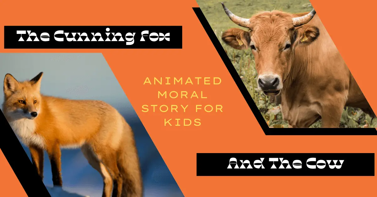 Cunning Fox And Cow Animated Moral Story