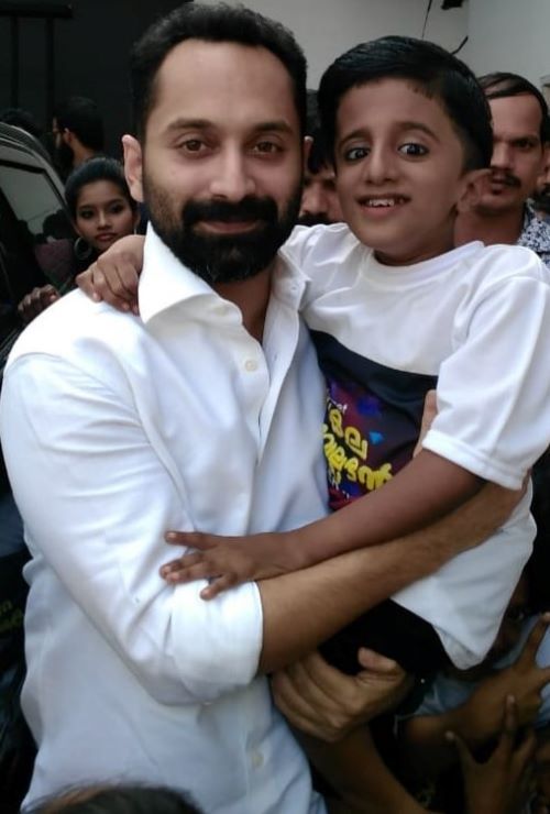 Adithya Suresh With Actor Fahadh Faasil