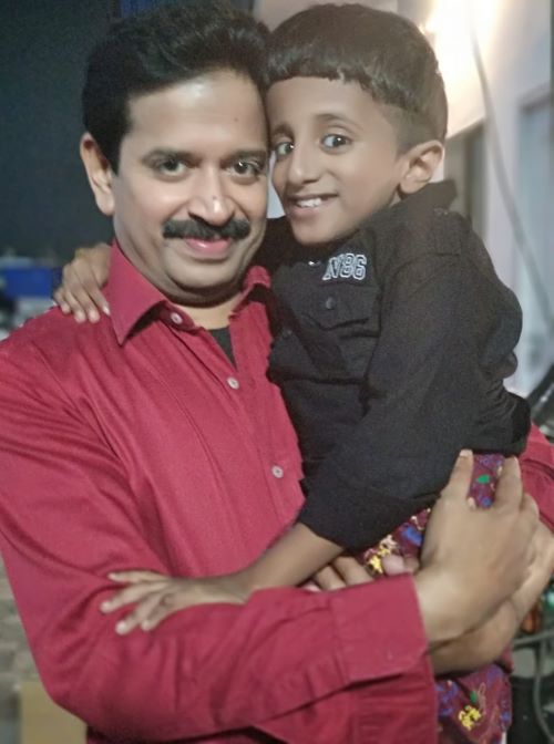 Adithya Suresh With Magician Gopinath Muthukad
