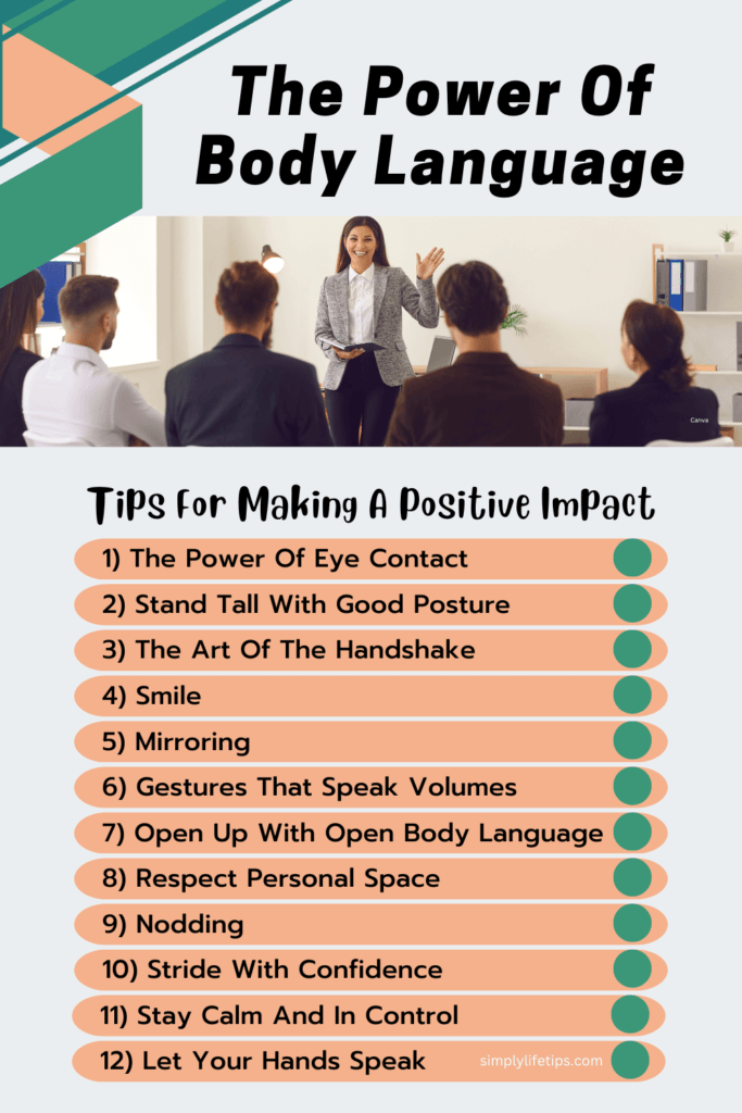 The Power Of Body Language-Tips For Making A Positive Impact 3 Body Language Tips