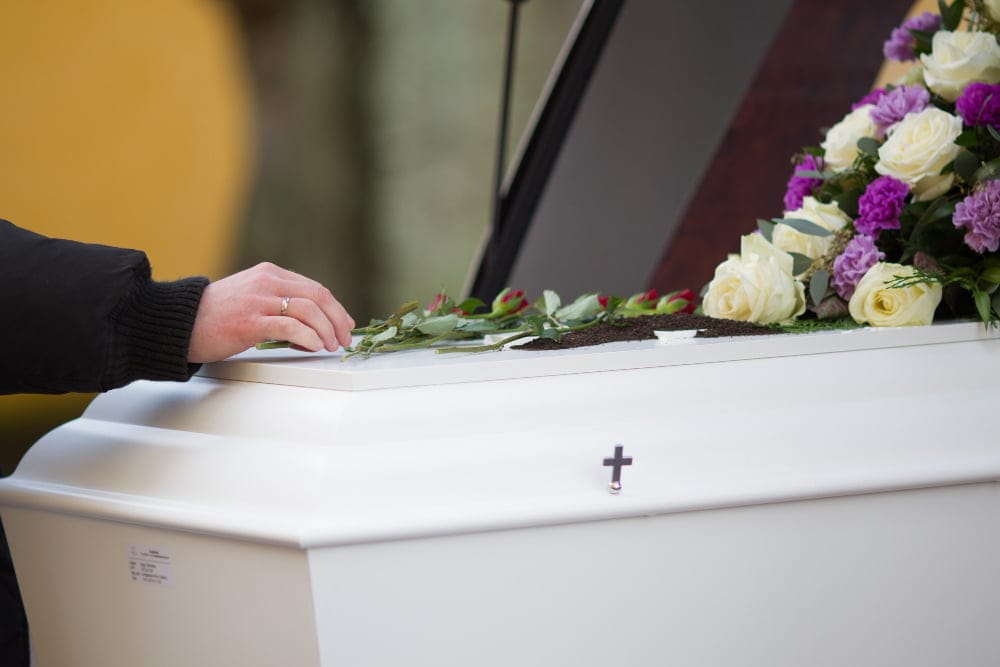 Dies Abroad Coffin