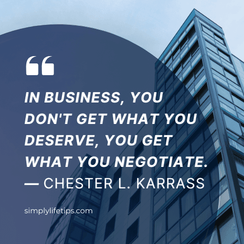 10 Common Career Traps And How To Avoid Them For Success 11 Chester L. Karrass Quote Business