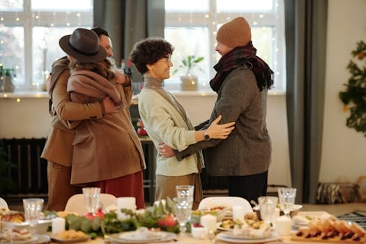 Realizing Parental Love Too Late: Why We Understand Only After It’s Gone 4 Celebrate family togetherness during festive holidays with joyful hugs and laughter at home.