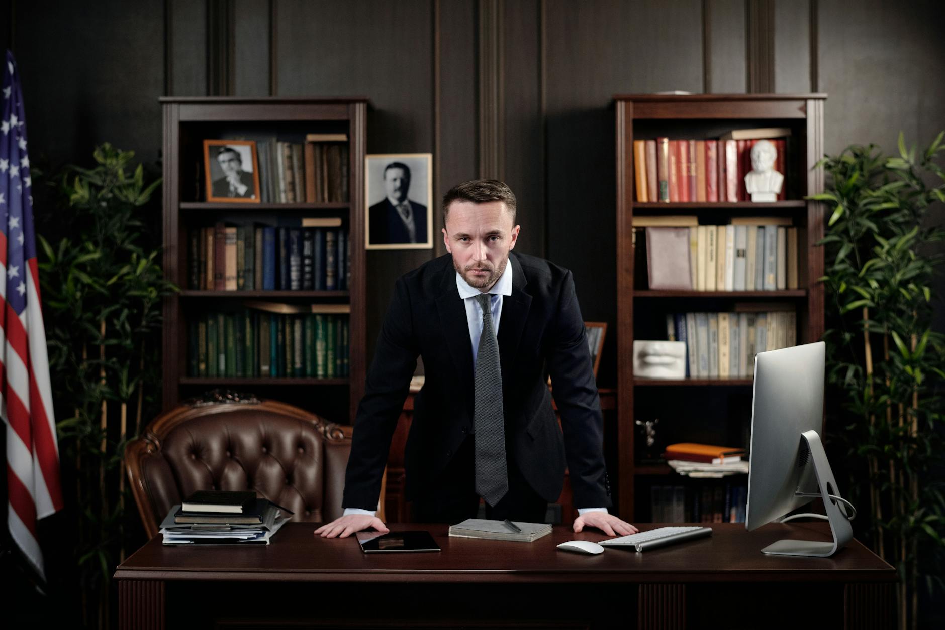 Essential Skills for Success: Speak Like a Lawyer, Decide Like a Judge & More 4 businessman in his office looking at the camera
