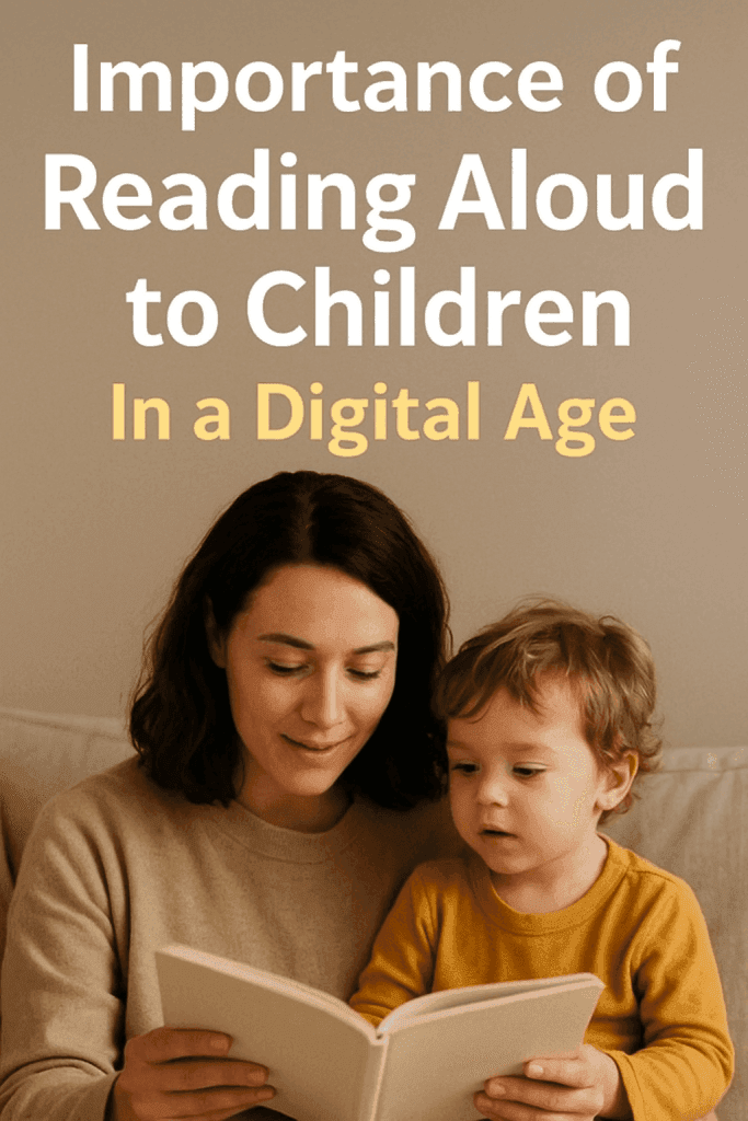 Importance of Reading Aloud to Children in a Digital Age 3 Importance of Reading Aloud to Children
