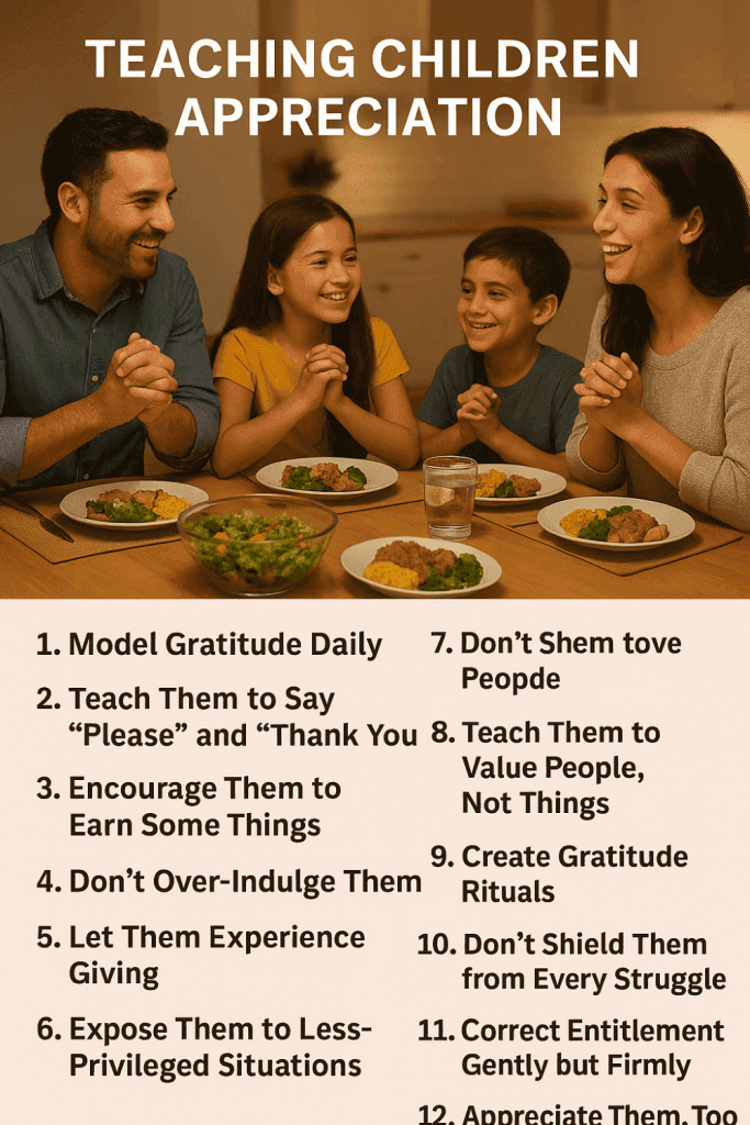Teaching Children Appreciation: 12 Powerful Ways Every Parent Should Know 3 12 Ways Teaching Children Appreciation
