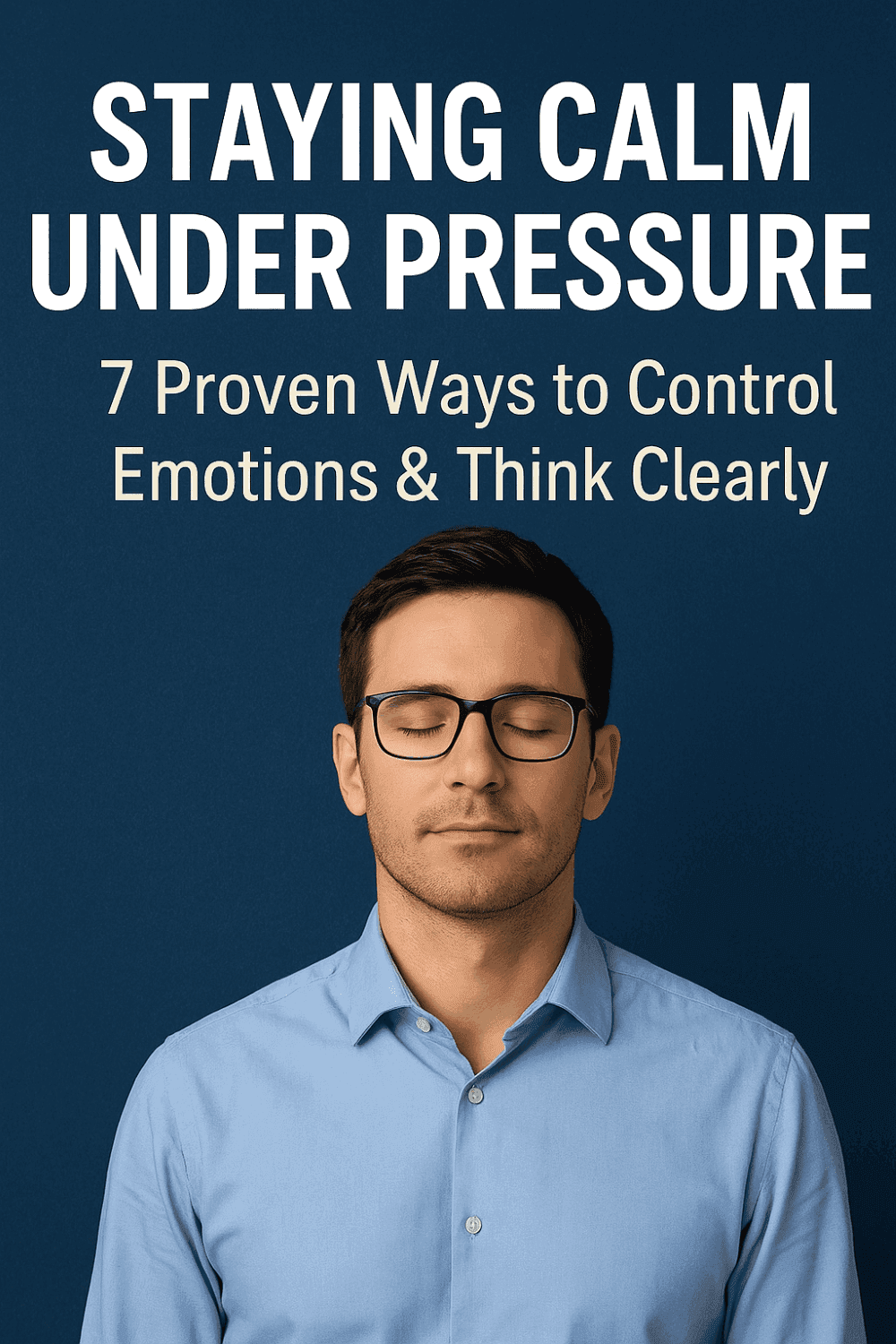 Staying Calm Under Pressure: How To Control Emotions And Think Clearly