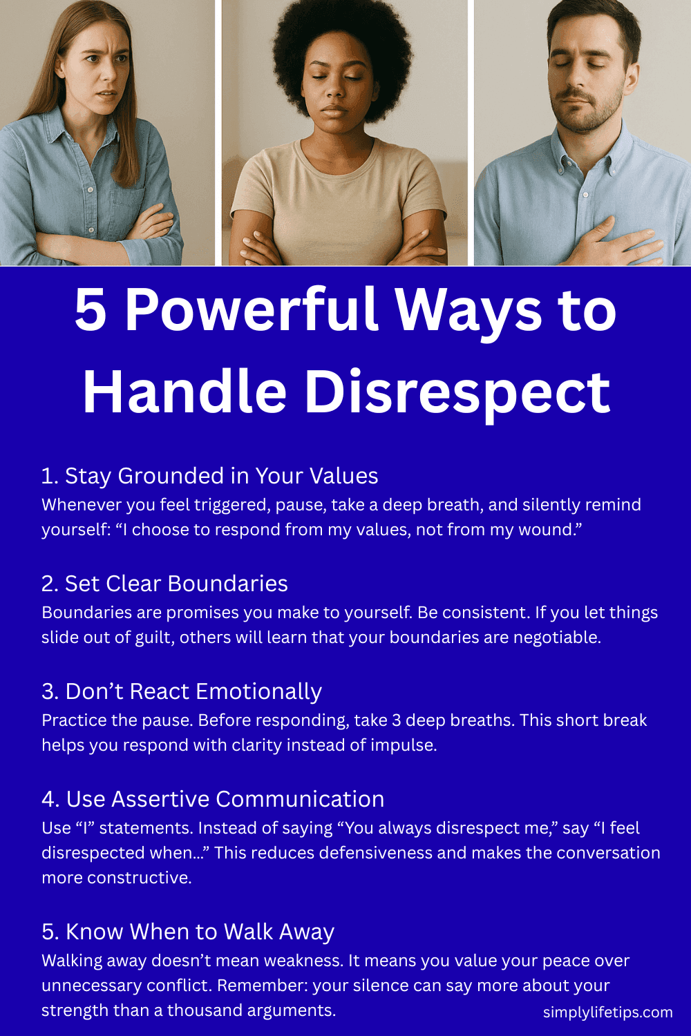 How To Handle Disrespect: 5 Powerful Ways To Protect Your Peace