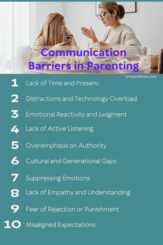10 Communication Barriers in Parenting