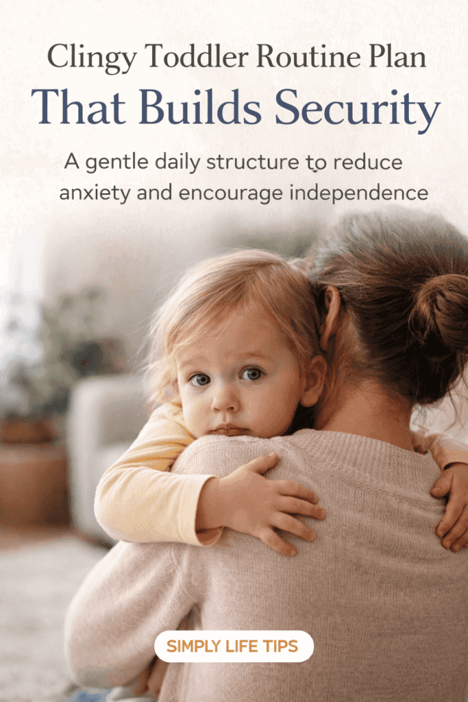 Clingy Toddler Routine Plan