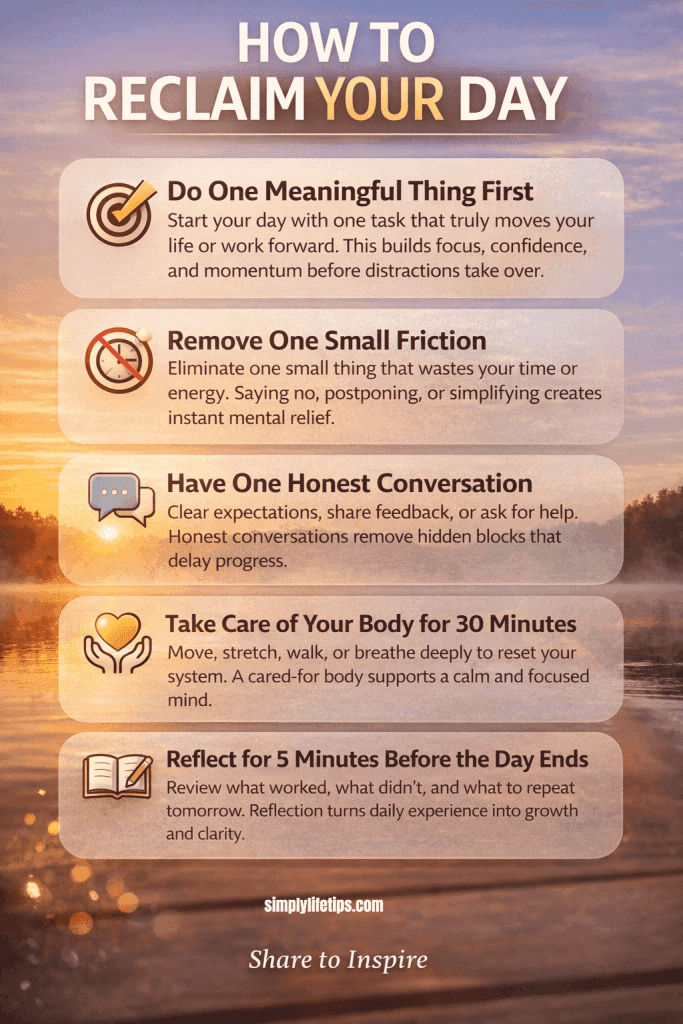 Reclaim Your Day with 5 Practices