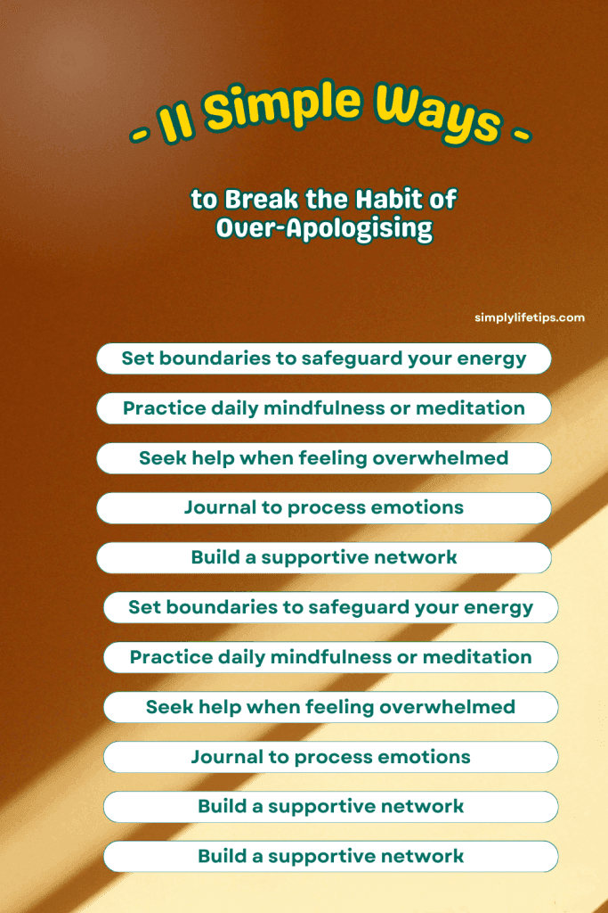 Over-Apologising | How to Break the Habit of Over-Apologising 3 Ways to Break the Habit of Over-Apologising