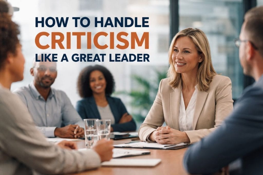How to Handle Criticism Like a Great Leader