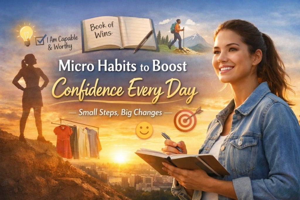 Micro habits to boost confidence every day through small daily actions