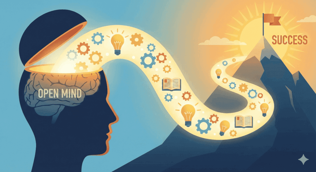 Open Mind Leads to Success