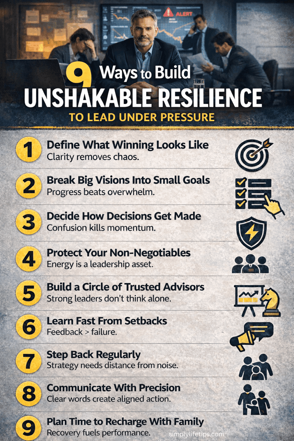 Ways To Build Unshakable Resilience To Lead Under Pressure