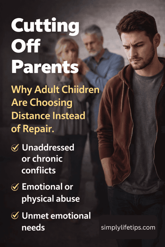 Cutting Off Parents | Why Adult Children Are Choosing Distance Instead of Repair 3 Why Cutting Off Parents increasing