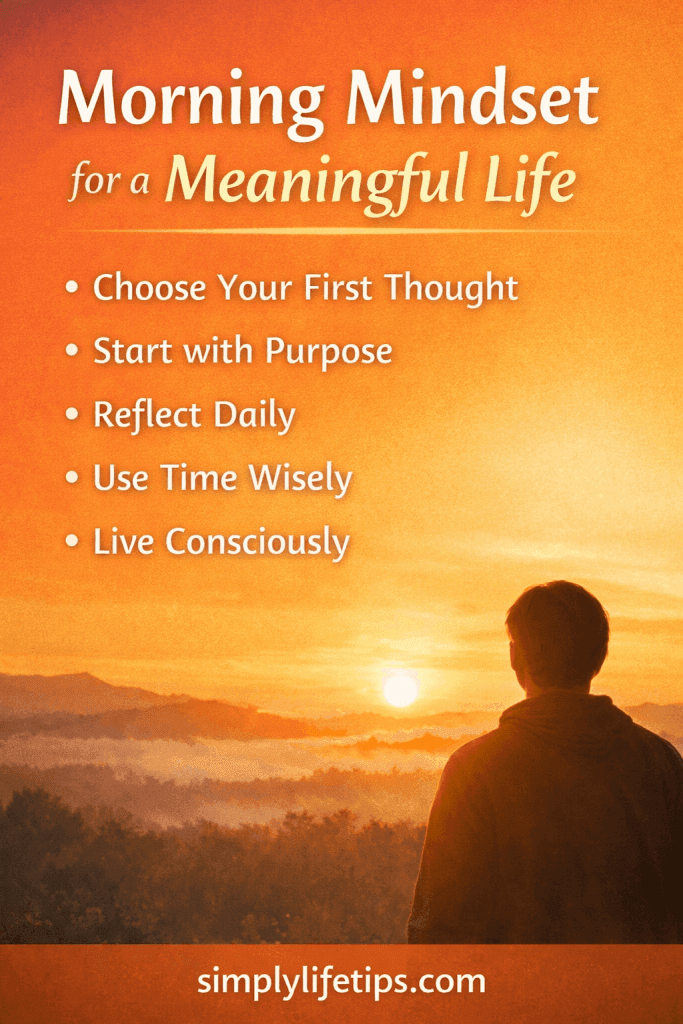 Morning Mindset for a Meaningful Life |Start Each Day with Purpose and Clarity 3 Morning Mindset for a Meaningful Life