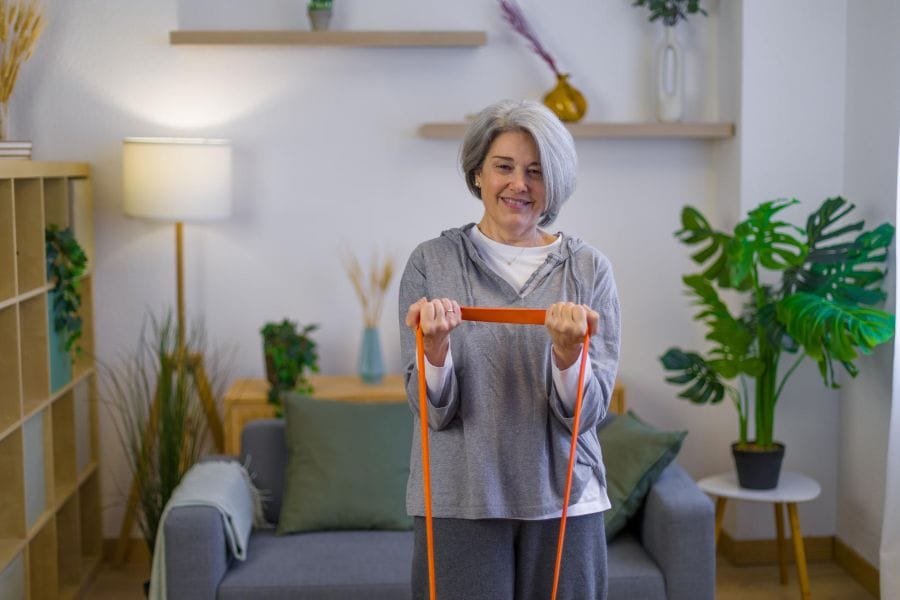 Strength Exercises for Seniors 7 Resistance Band Pull