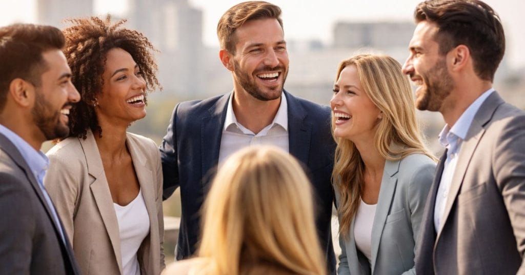 Surround Yourself with Successful People 1 Surround Yourself with Successful People - Group of successful professionals networking and discussing ideas together
