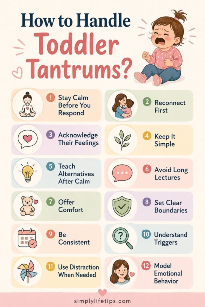 How to Handle Toddler Tantrums | Calm, Connect, Guide 3 Ways to Handle Toddler Tantrums