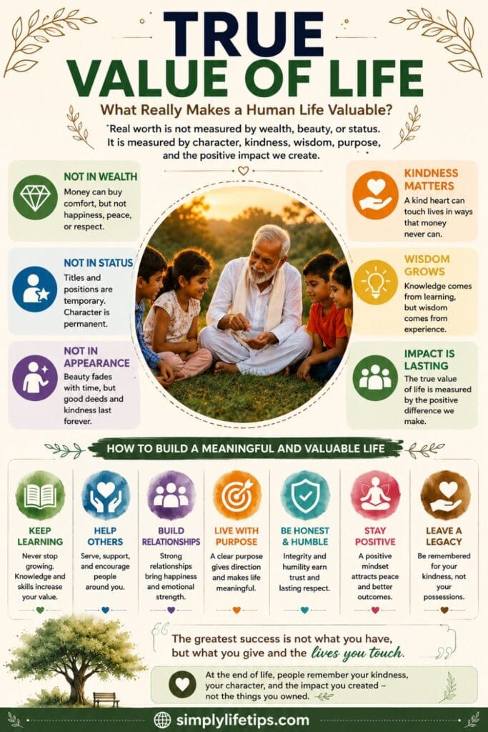 True Value of Life Infographic