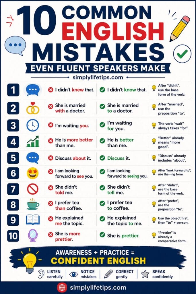 10 Common English Mistakes (How to Fix Them) 3 Common English Mistakes