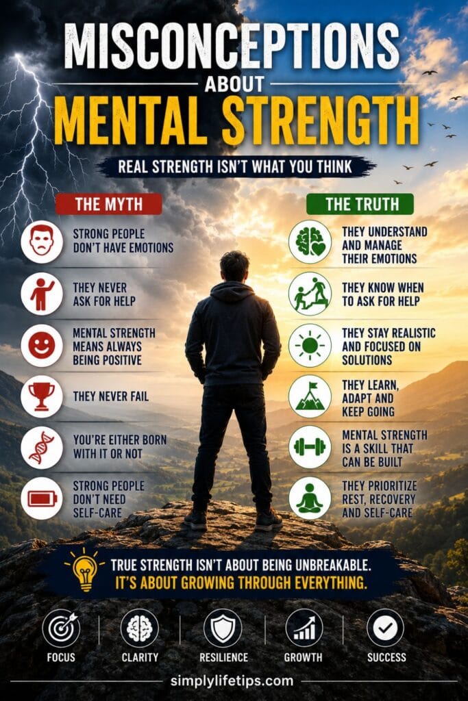 Misconceptions About Mental Strength: 10 Myths 3 10 Misconceptions About Mental Strength