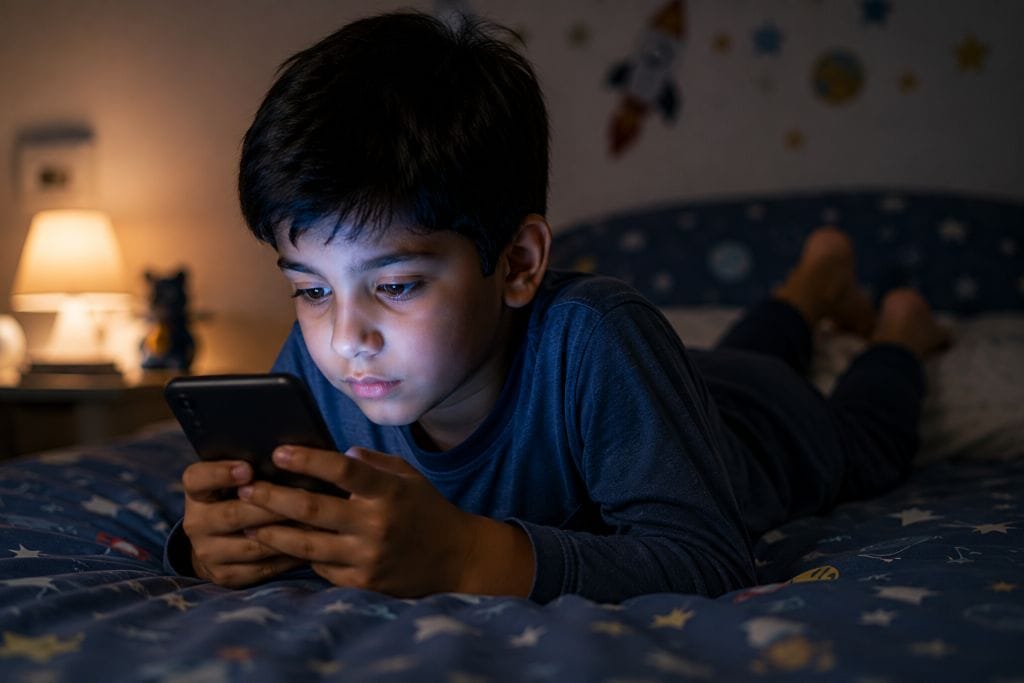 Child Concentration Problems in the Digital World 6 Smartphone addiction affecting sleep and concentration in children