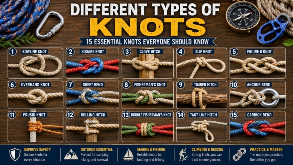 Different Types of Knots
