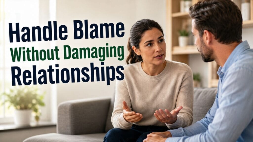 How to Handle Blame Without Damaging Relationships 1 Handle Blame Without Damaging Relationships