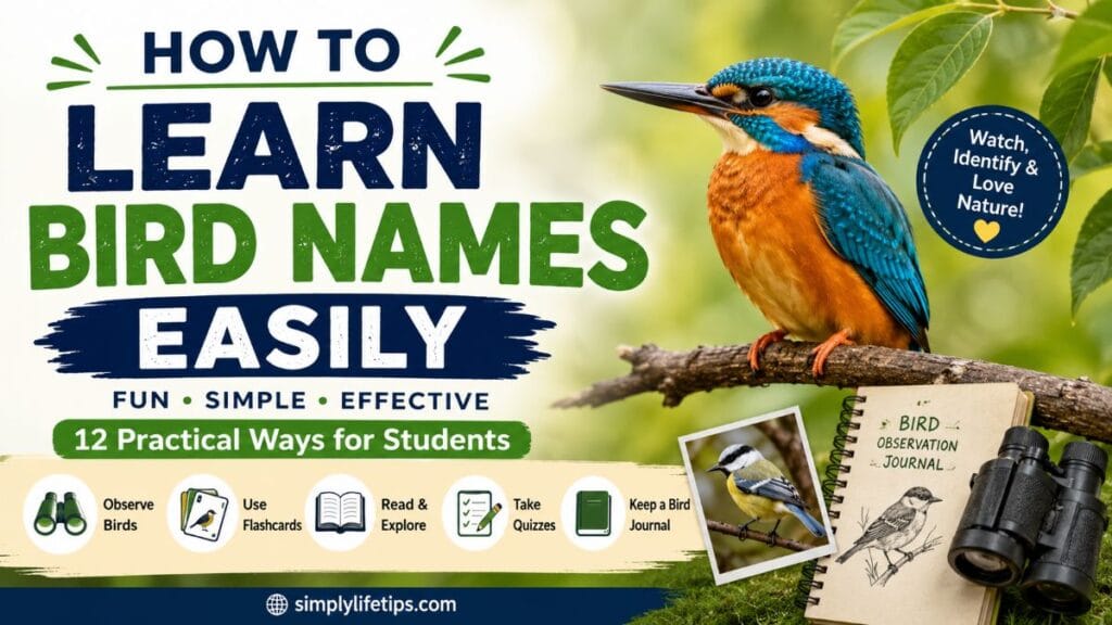How to Learn Bird Names Easily