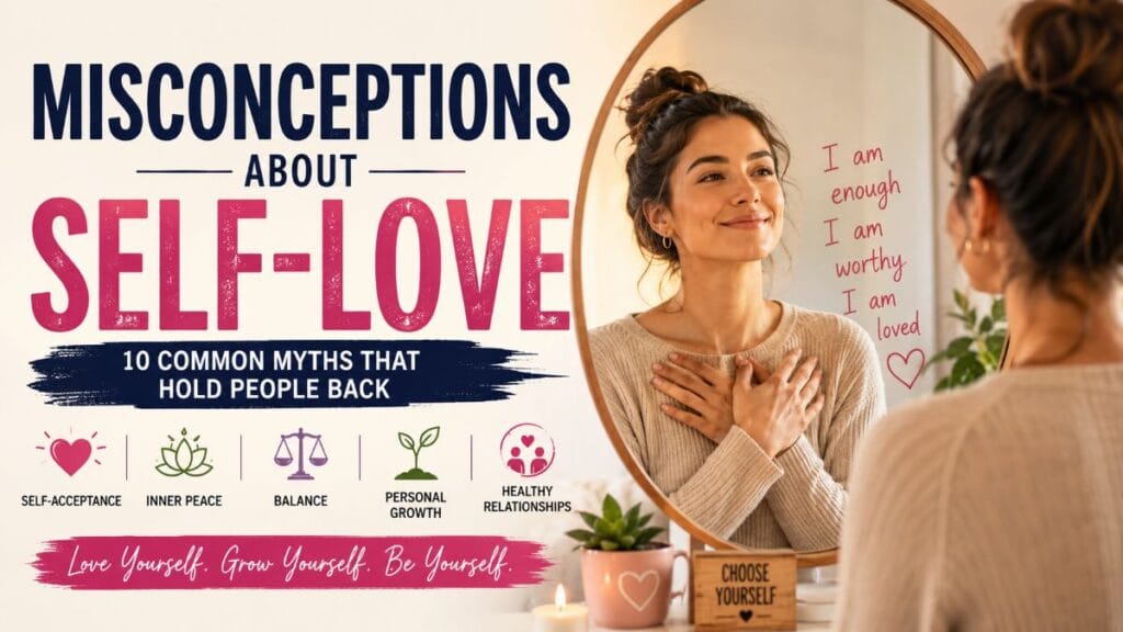 Misconceptions About Self-Love: 10 Common Myths 1 Misconceptions About Self-Love