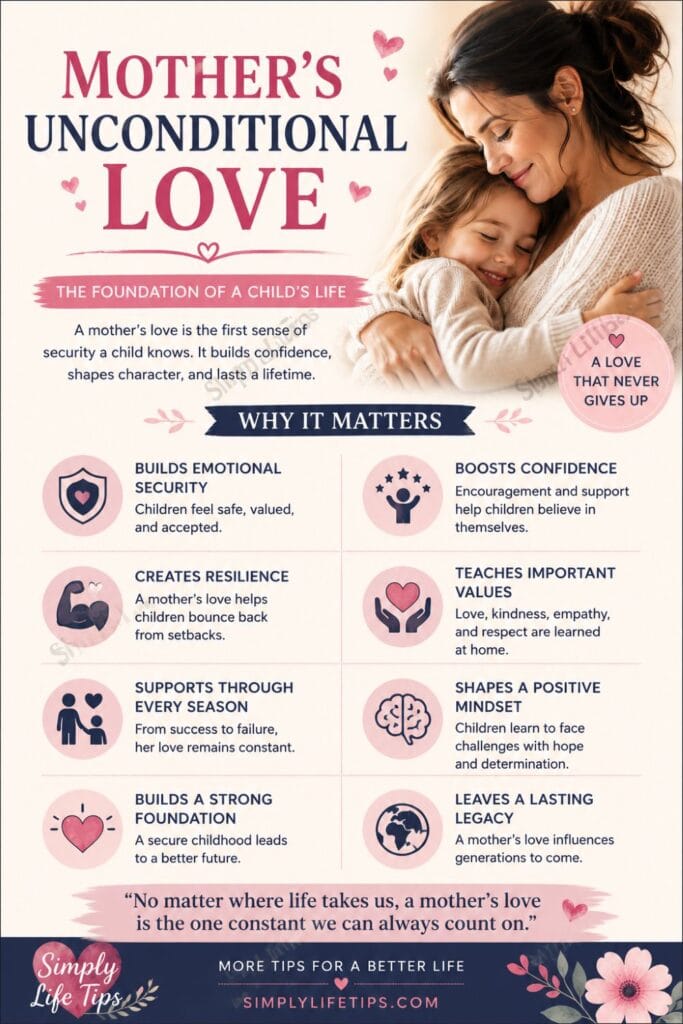Mother's Unconditional Love Infographic