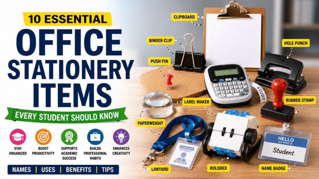 Office Stationery Items