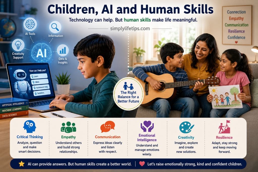 Emotional Intelligence for Kids in the Age of AI 4 Children using AI while developing important human skills