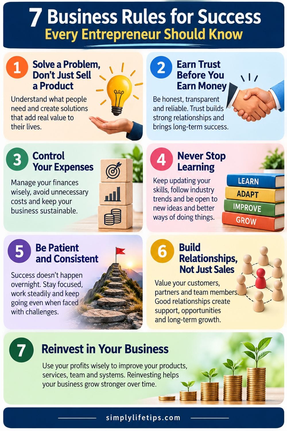 7 Business Rules for Success Every Entrepreneur Should Know 3 7 business rules for success Infographic