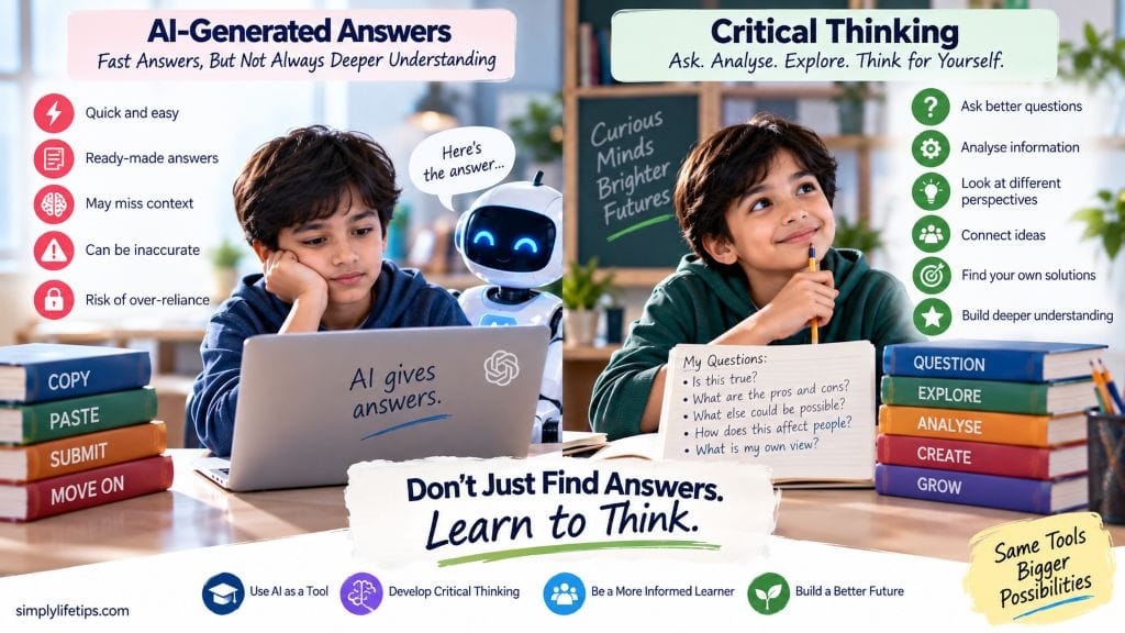 AI in Education: What Should Children Learn? 4 Critical thinking versus AI-generated answers in education