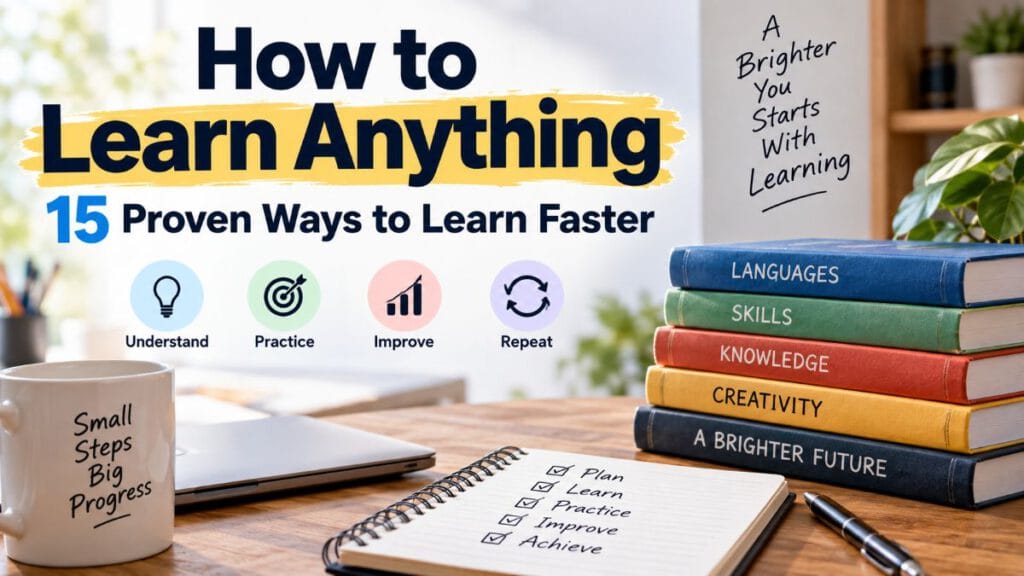 How to Learn Anything: 15 Proven Ways to Learn Faster