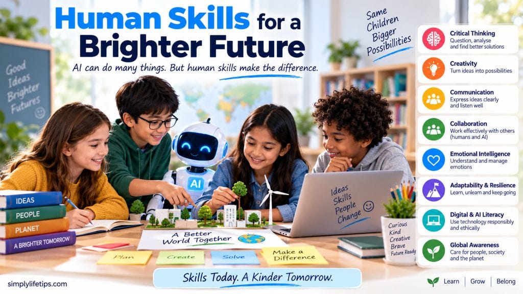 AI in Education: What Should Children Learn? 6 Human skills students need in the AI era including critical thinking and creativity