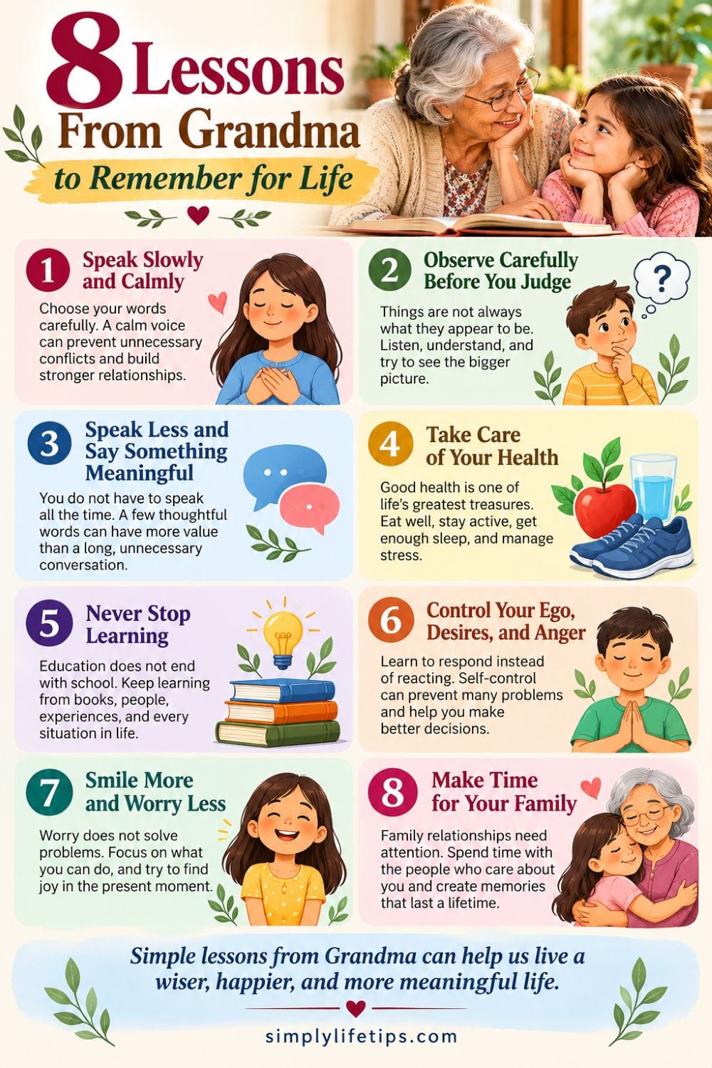 8 lessons from Grandma about health, learning, self-control, and family