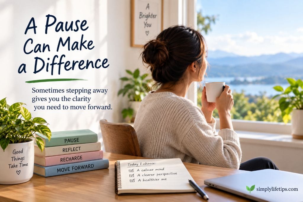 The Power of Stepping Away: Why a Pause Helps 3 The power of stepping away can bring clarity and a fresh perspective