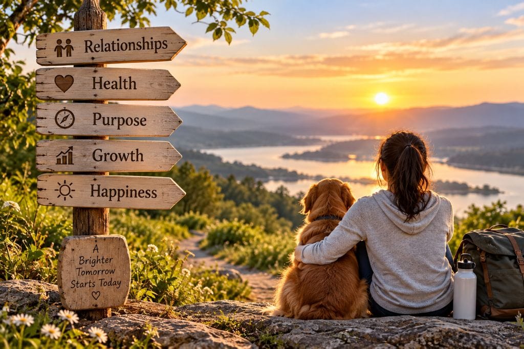 What makes a good life through relationships, health, purpose, growth, and happiness